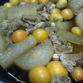 ♪きみなほ♪'s cooksnap of when they made 玉ひもと大根の甘辛煮.