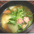 にゃにゃでこ's cooksnap of when they made 大根おろしたっぷりで・・　揚げもち雑煮！.