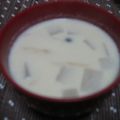 キョロンちゃん's cooksnap of when they made ✜ミルキーな豆乳ごまスープ✜(味噌仕立）.