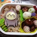 春空☆'s cooksnap of when they made 簡単♥キャラ弁「カクレモモジリ」.