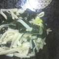 ねこりん222's cooksnap of when they made えのきとわかめの葱山椒レンジ蒸し✿.