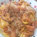 tomo3925's cooksnap of when they made オイマヨキムチの☆絡む・・☆やきうどん.