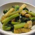 紅葉ｙ's cooksnap of when they made のらぼうと油揚げの胡麻油炒めしょうゆ味.