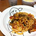もちこ（ﾟ∀ﾟ）♪'s cooksnap of when they made きのことベーコンの★ナポリタン★パスタ★.