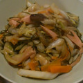 えみち1101's cooksnap of when they made お魚ソーセージと白菜の旨塩昆布炒めあん.