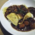 3姉妹ちゃんママ's cooksnap of when they made ビーフシチュー☆オムレツ.