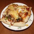 piro55's cooksnap of when they made 癖になる(^^♪お好み焼き風ピザ♡.