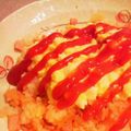 ばぶﾁｬﾝ's cooksnap of when they made レンジでできちゃうオムライス♪.