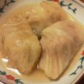 りぃた927's cooksnap of when they made コンソメ仕立てのロールキャベツ.