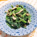 すずきはなこ's cooksnap of when they made 簡単♪春菊としめじのピーナッツ和え.