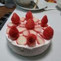 おさーさ's cooksnap of when they made イチゴムースのバースデーケーキ.