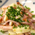 noamanma's cooksnap of when they made ★簡単♪長芋とベーコンの塩バター炒め★.