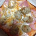 ＠げん's cooksnap of when they made シーセージ(チリ味)☆ピザトースト.
