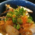 にこ25252525's cooksnap of when they made 新玉ねぎのオイルサーディン丼.