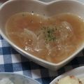 新妻ゅぅこ's cooksnap of when they made 新タマで簡単オニオンスープ♪.