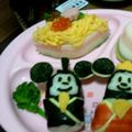 AyuMamaaa's cooksnap of when they made ひな祭り♪ひし餅みたいなお寿司♪.