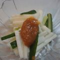 ありかん's cooksnap of when they made 長いもとキュウリの酢味噌がけ♪.