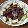 じゅん♪'s cooksnap of when they made 牛肉と長ネギの焼肉のタレ焼き.