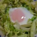 あかりゆい's cooksnap of when they made 朝御飯にキャベツの目玉焼き.