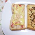 まっちー食堂's cooksnap of when they made カニカママヨチートースト.