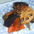 きらり流れ星's cooksnap of when they made 鶏ももと彩り野菜の揚げ照り焼き☆.