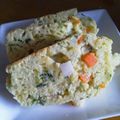 みちこちゅぽま's cooksnap of when they made スマートチーズでカラフル♪ケーク・サレ♪.