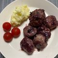 早瀬順子's cooksnap of when they made ブルーベリージャムで♪北欧風ミートボール.
