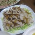 しおりんりく's cooksnap of when they made ■カリカリ豚バラとしめじのジュレぽん酢■.