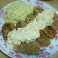 カンナさん。's cooksnap of when they made 豆腐、海苔の佃煮、チーズで♪牡蠣フライ風.