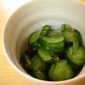 shiro猫's cooksnap of when they made うめ～梅三昧☆きゅうりの漬け物.