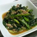siotm's cooksnap of when they made 小松菜とツナの煮浸し　ツナでコクプラス.