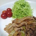 ３児ママCafe's cooksnap of when they made 豚バラとセロリ、ポロねぎの甘辛おかず.