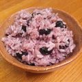 RYOSHUN's cooksnap of when they made 藤ご飯（黒豆ご飯）.