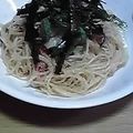 しゅくじょ's cooksnap of when they made 具だくさん和風たらこスパ★.