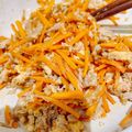 yuzusou's cooksnap of when they made 簡単！人参、卵、シーチキンしりしり.