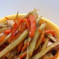 ゆちゅりぬ's cooksnap of when they made 豚肉とごぼうとにんじんの旨塩きんぴら.