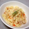 Saya＊JN's cooksnap of when they made 炊飯器でガーリックチキンピラフ.