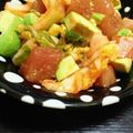 との丸ちゃん's cooksnap of when they made おつまみに！　アボカドキムチまぐろ.