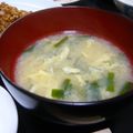 ゆいランラン's cooksnap of when they made ✿ニラと豆腐の生姜入りお味噌汁✿.