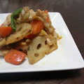 もちもちの木．'s cooksnap of when they made れんこんと鶏もも　甘酢炒め.