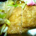 yuu★'s cooksnap of when they made 『ジュワ〜』っときつねうどんのお揚げ.