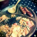 ☆☆かおりんご☆☆'s cooksnap of when they made キムチチャーハン☆.