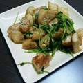 ayacox5296's cooksnap of when they made 豆苗ともやしの油揚げ炒め☆.