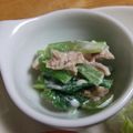 こももｃ's cooksnap of when they made 小松菜とツナの味噌マヨサラダ♪.