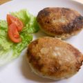 MikiOp's cooksnap of when they made おからと豆腐のハンバーグ！.