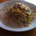 神様の涙's cooksnap of when they made フライパン1つで☆簡単お手軽スープパスタ.