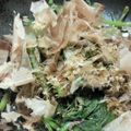 jujumyu's cooksnap of when they made 菊菜と牛肉の炒め物.