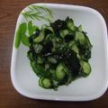 よちりん's cooksnap of when they made ♪きゅうりワカメの酢の物♪.