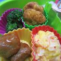 上野食堂's cooksnap of when they made お弁当に！魚肉ソーセージの寄せ揚げ♪.