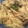 ななららなな's cooksnap of when they made ベーコン・きのこ・梅干～旨みダシのパスタ.